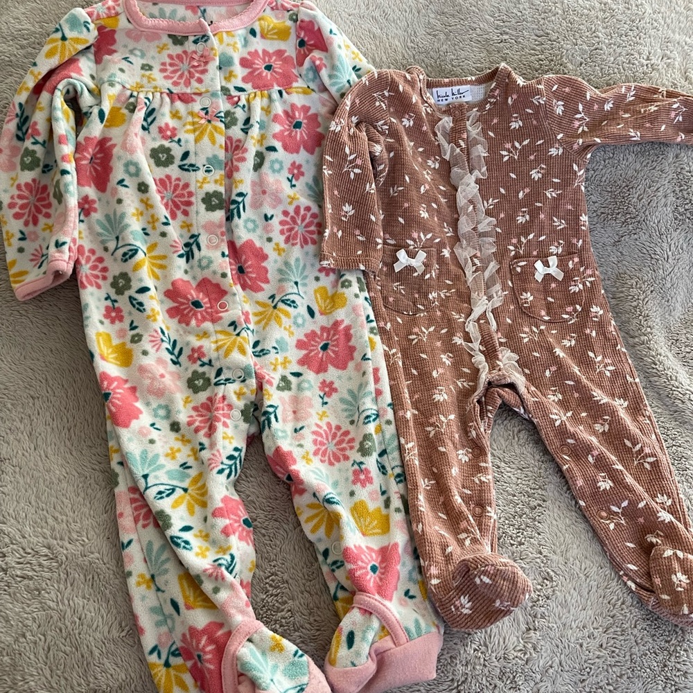 Set of Two footed Sleepers